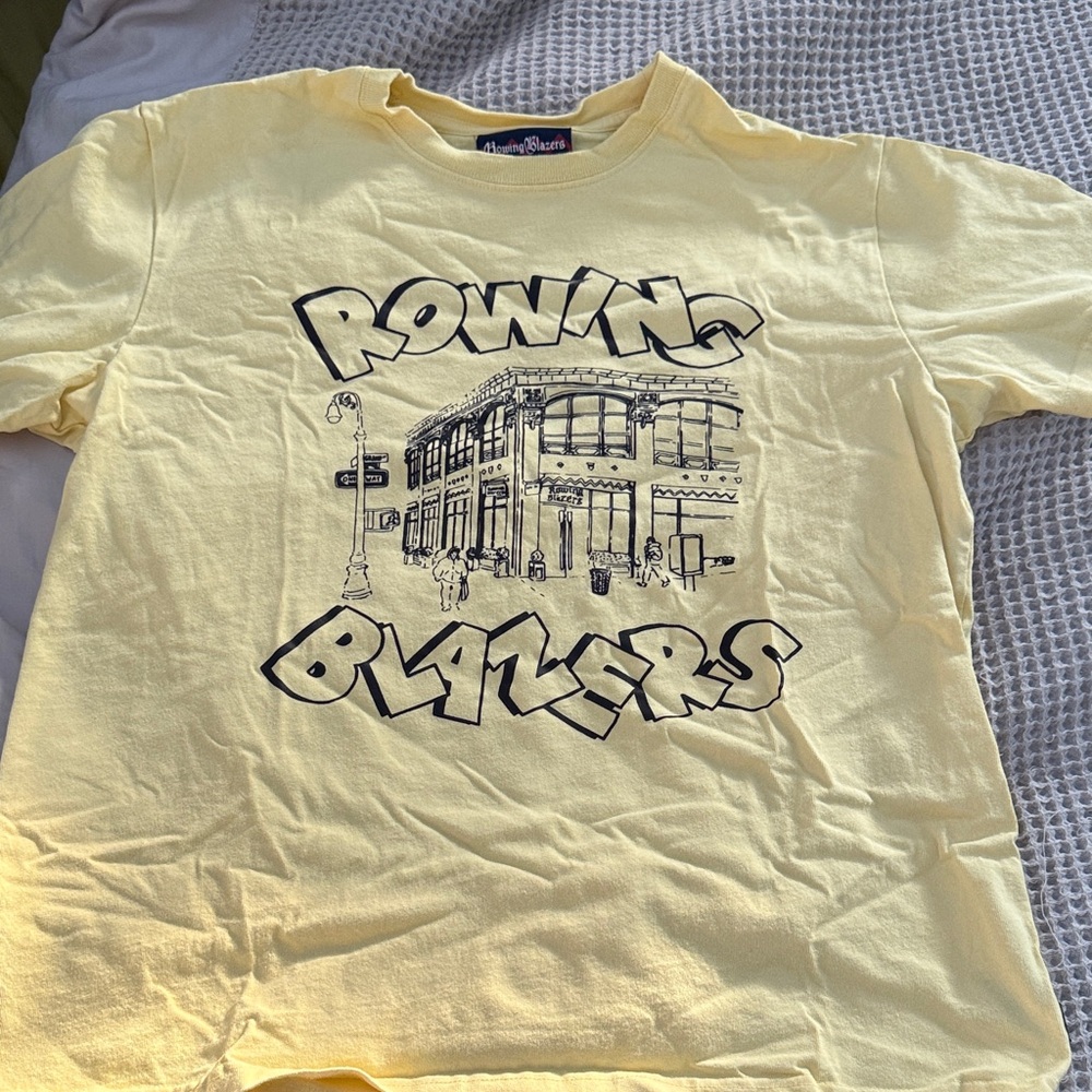 Rowing Blazers Light Yellow Graphic Tee
